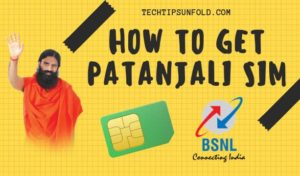 how to get patanjali sim