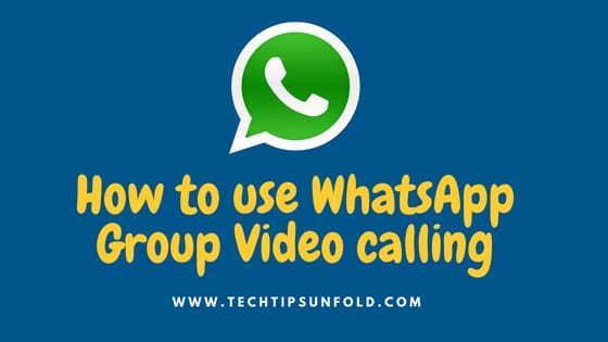 how to use whatsapp group video calling
