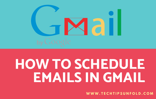 schedule emails in gmail