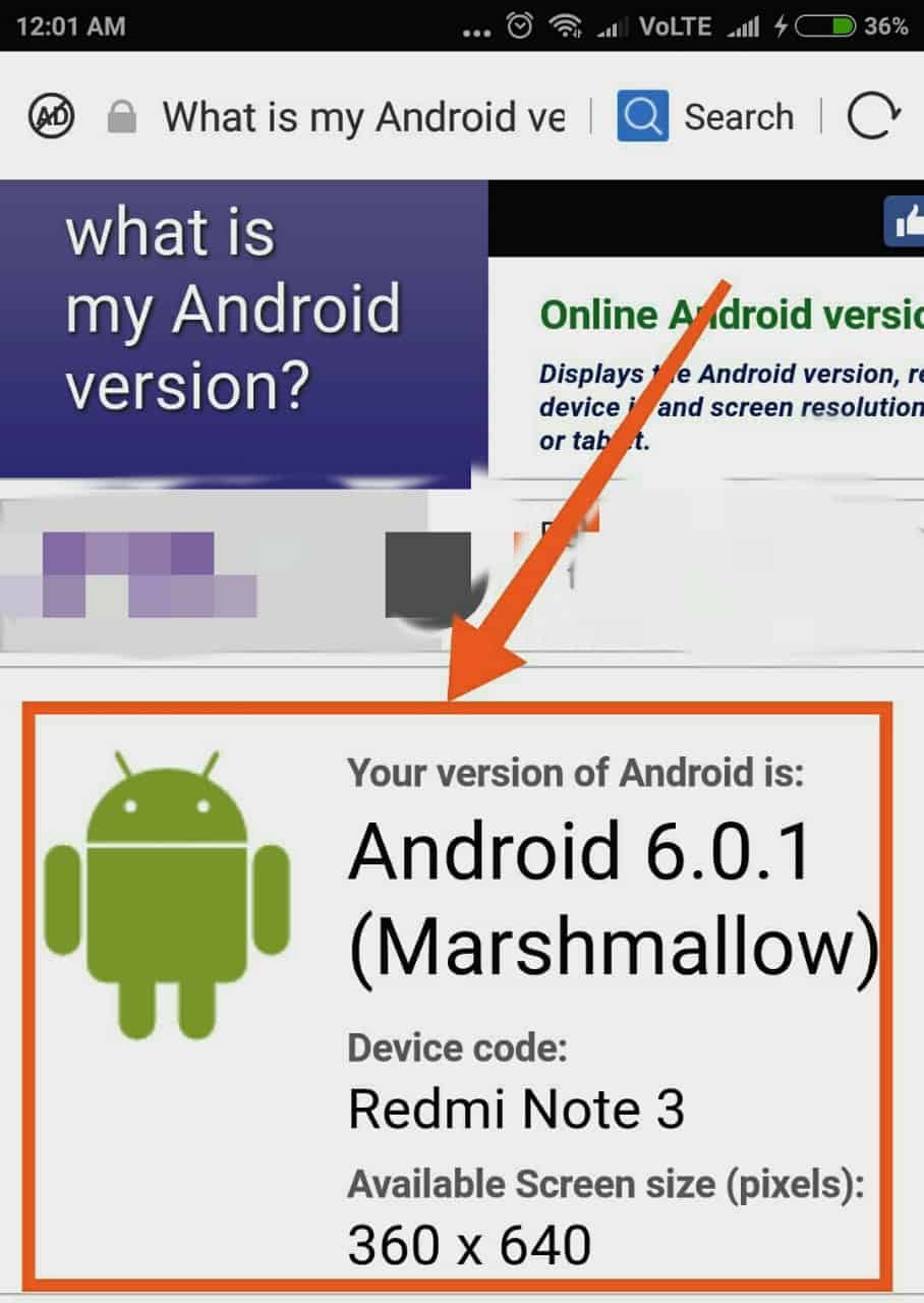 check android version os