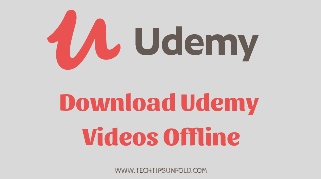 download udemy videos offline