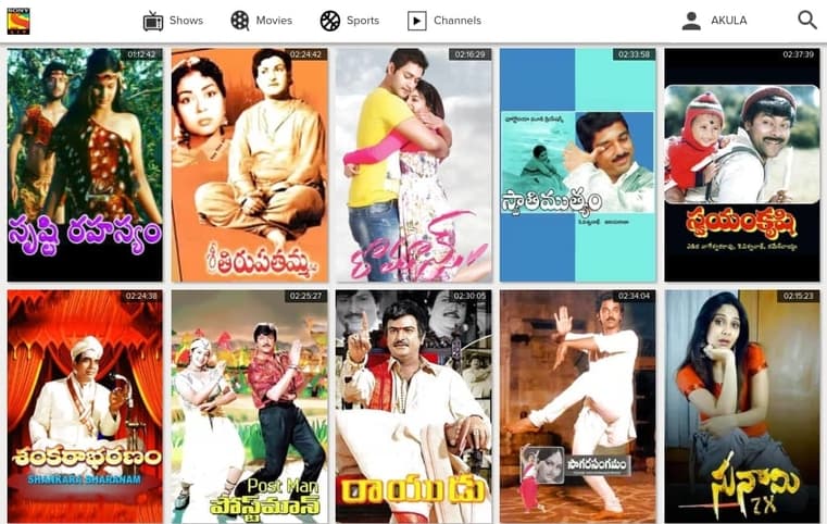 watch telugu movies online in HD on SonyLiv