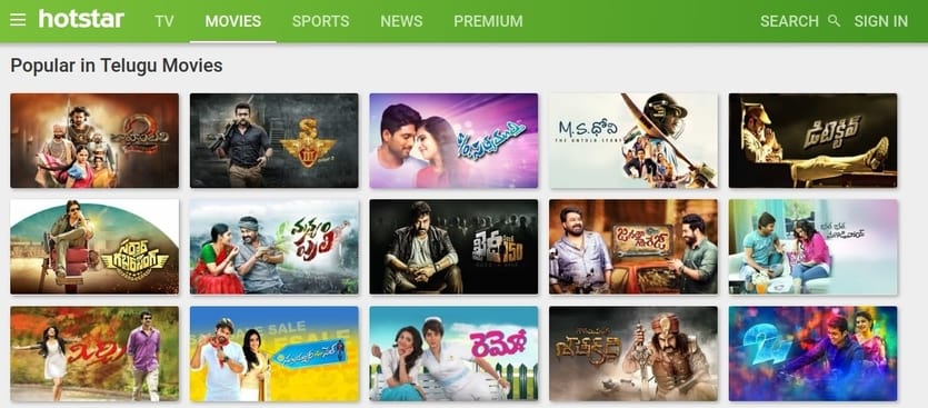best site to watch telugu movies online - hotstar
