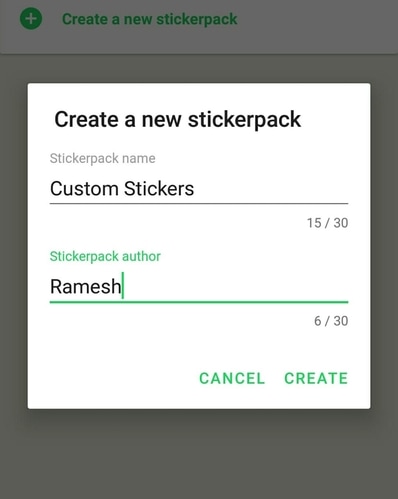 how to get custom whatsapp stickers