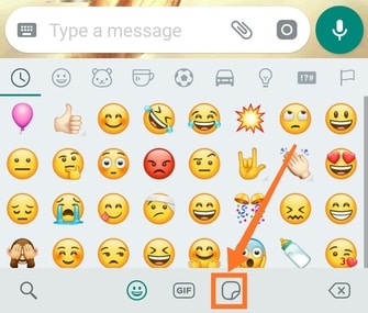 whatsapp stickers feature