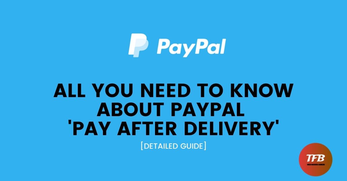 paypal pay after delivery