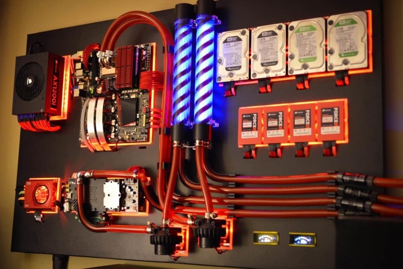 wall mounted pc design