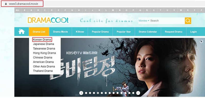 dramacool_korean_homepage