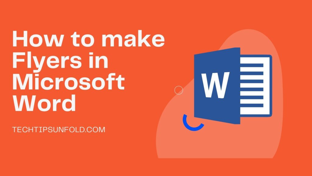 how to make flyers in microsoft word