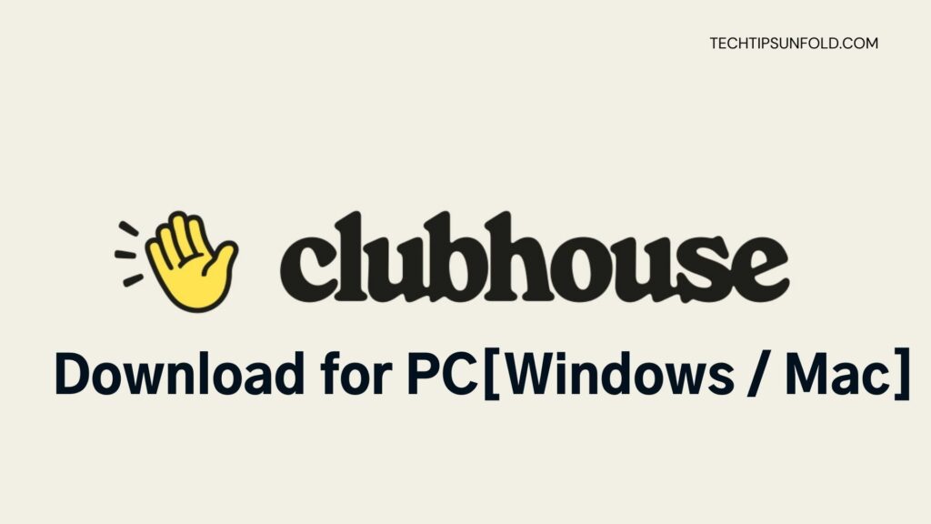 download clubhouse for pc