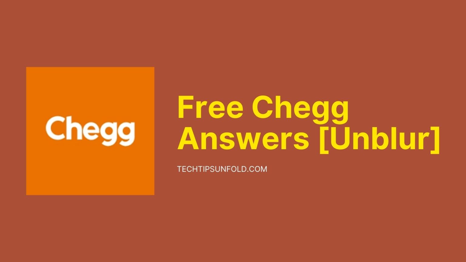 How to Unblur Chegg Answers for Free?