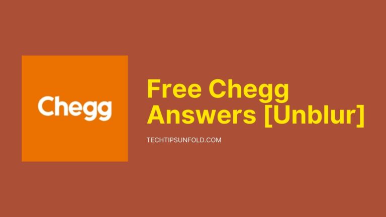 unblur chegg answers