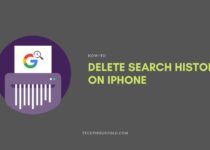 delete search history iphone